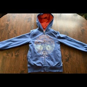 LUCKY BRAND Girls Size 10 Zip Up Hoodie